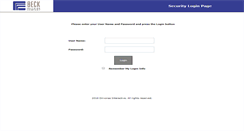 Desktop Screenshot of beckpm.beckbuilds.com